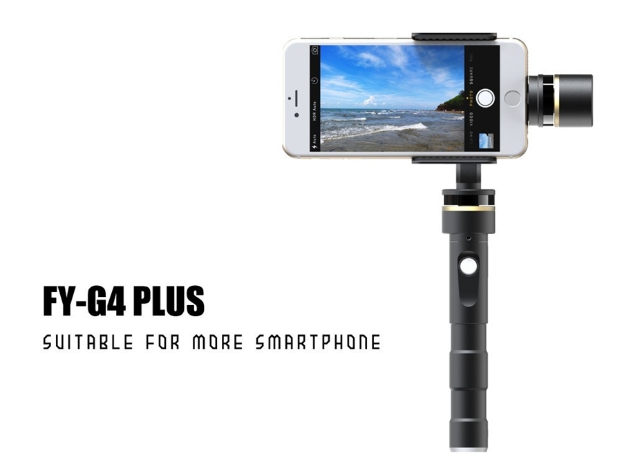 Feiyu G4 Plus 3 Axis Handheld Gimbal Stabilizer for Smartphone Mobile and iPhone 6 Plus