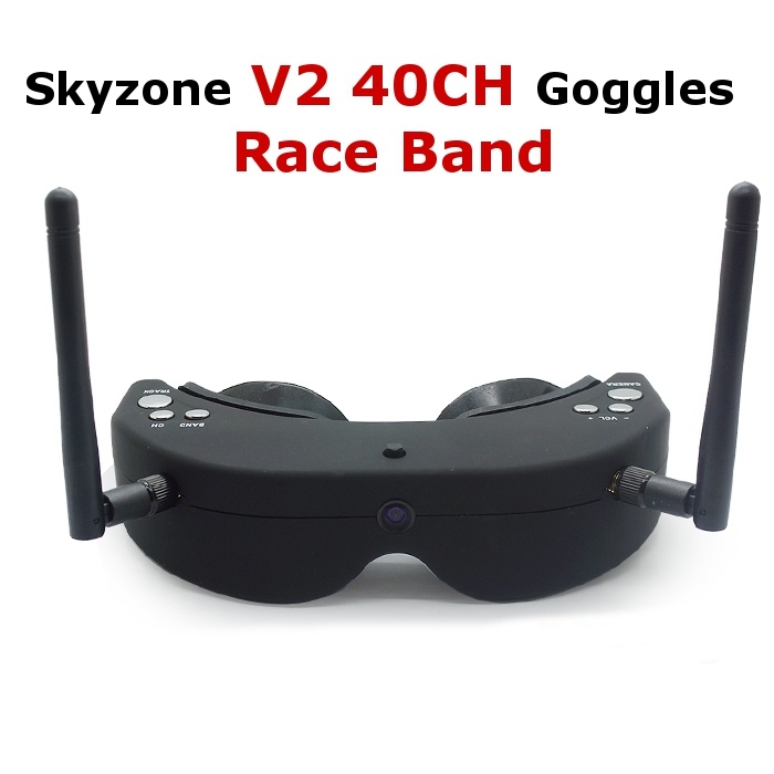 Skyzone V2 5.8G 40CH FPV Goggles With Raceband Video Glasses Headset