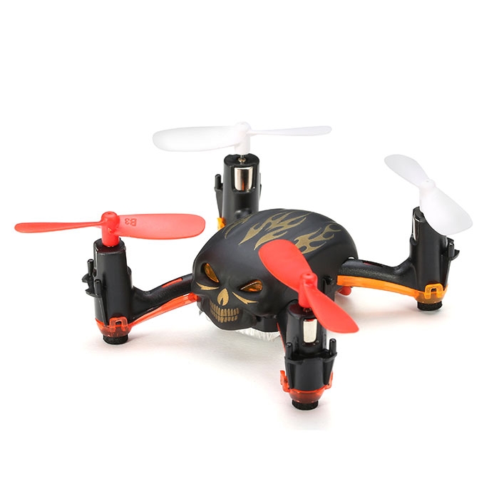 Global Drone GW008 Mini Skull 2.4G 4CH 6Axis Automatic Parallel System 3D Rolling RC Quadcopter