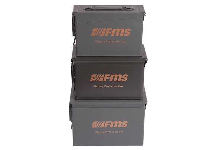 FMS Lipo Battery Explosion-Proof Waterproof Safety Iron Box Large Medium Small Optional