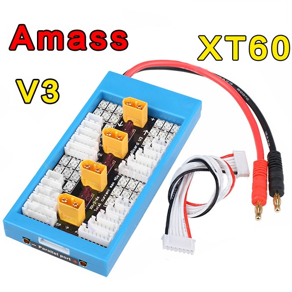 Amass V3 XT60 Plug Lipo Parallel Charger Board