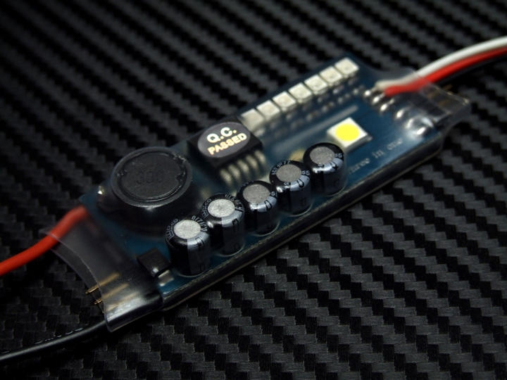 Chestem 3-in-1 5A 3S UBEC Seven-Segment Power Display Low Voltage Alarm