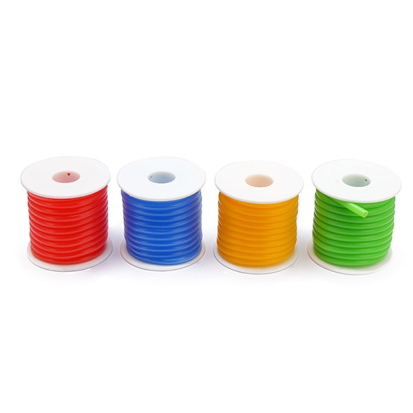 5m Colorful Silicone Oil Tank Tube D5.2mm×Φ2.5mm×L5m 1 Pcs