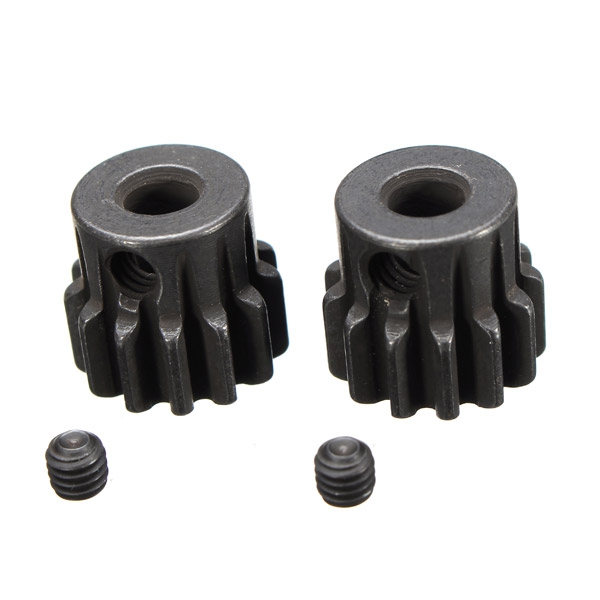 2pcs M1 ￠5.0 Upgrade Steel Motor Gear For 1/8 1/5 RC Car
