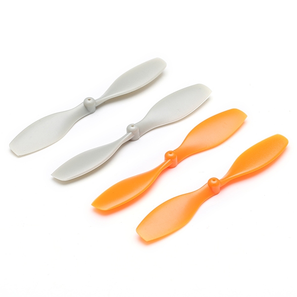 2 Pairs 60mm CW CCW Propellers in Orange and Grey  for Scisky 32 Bits Brushed FC