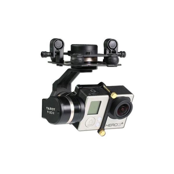 Tarot GOPRO 3DⅢ Metal CNC 3 Axis Brushless Gimbal PTZ for GOPRO 4 3+ 3 FPV Quadcopter TL3T01