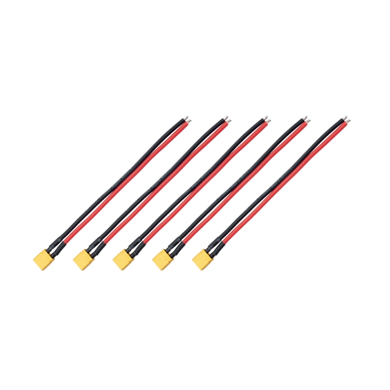 5PCS RJXHOBBY XT30 Plug Male Connector with 150mm 16AWG Silicone Wire for RC Drone FPV Racing