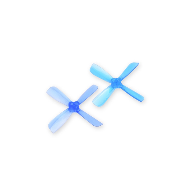 2 Pairs Awesome 2435PRO 2.4 Inch PC 4-blade Propeller for RC Drone 11xx Series Motor