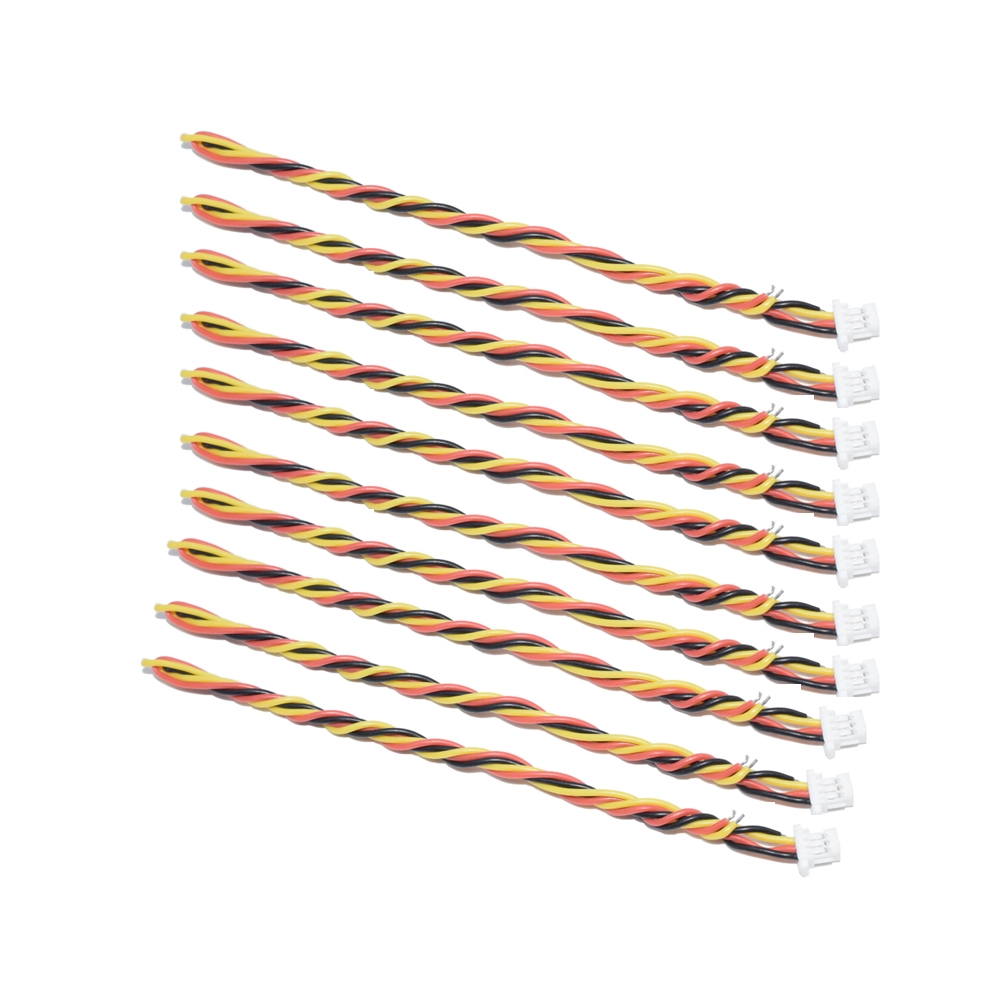 10 PCS AuroraRC 3-Pin SH1.0mm JST Plug Cable 15cm For RC Drone FPV Racing Multi Rotor