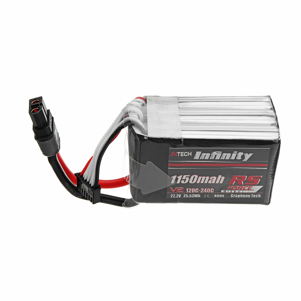 AHTECH Infinity 22.2V 1150mAh 120C-240C 6S Lipo Battery XT60H-F for RC Drone FPV Racing Multi Rotor