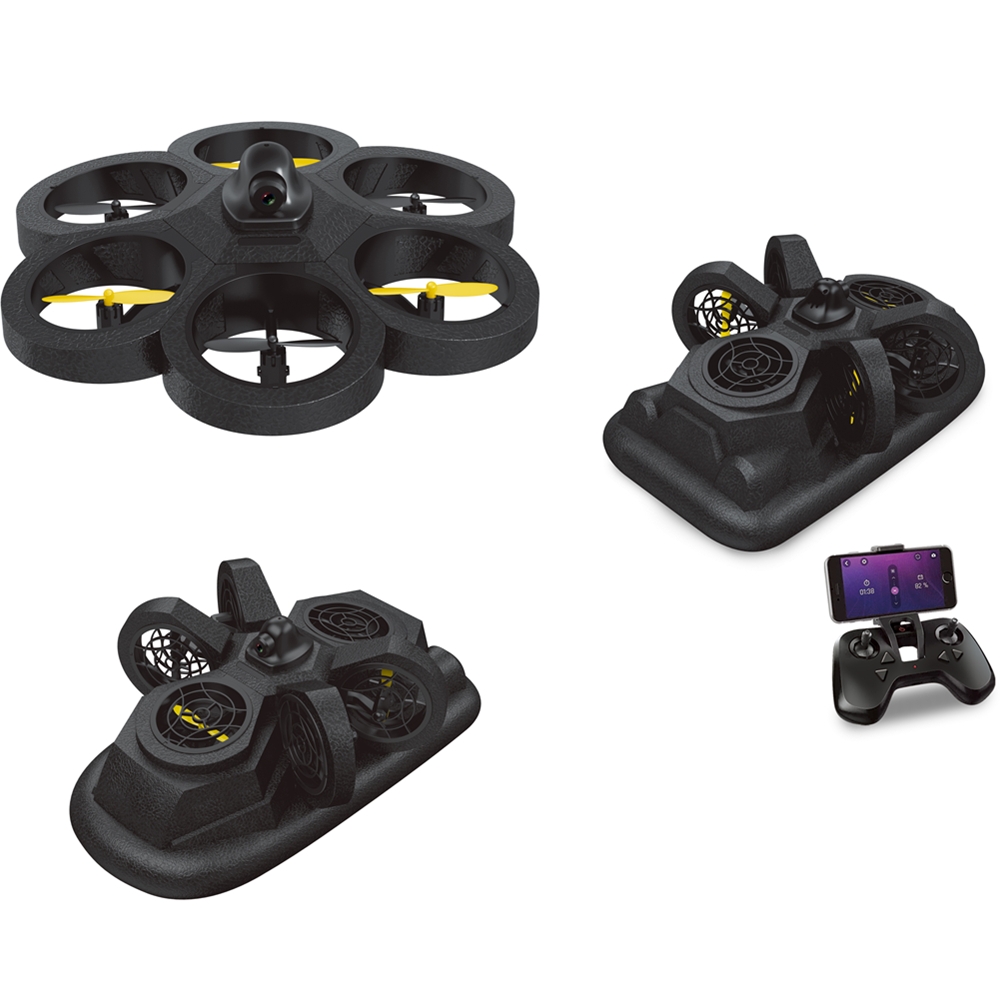 JJRC NH-012 WIFI FPV Support Land Sea Air 3-Mode Free Combined Altitude Hold RC Drone Quadcopter RTF