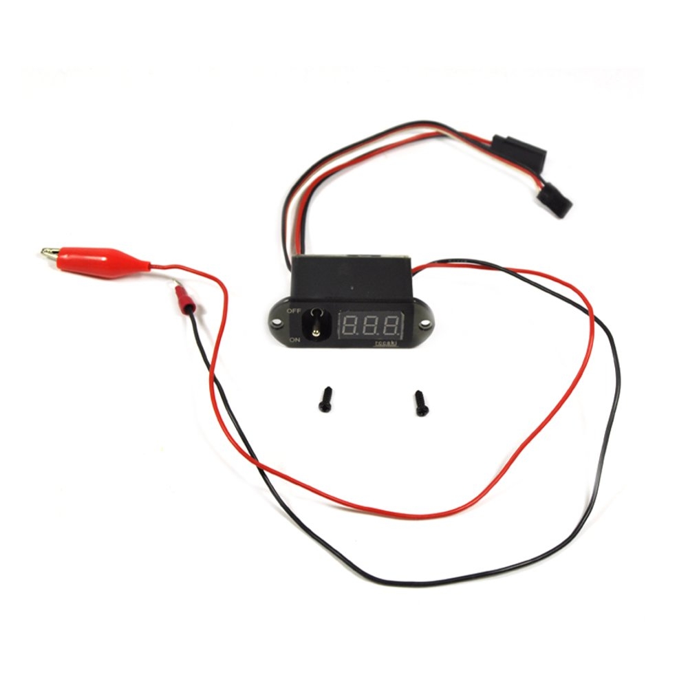 Rccskj 3 In 1 Methanol Nitro Ignition With Voltmeter And Large Current Digital Display Switch for RC Airplane