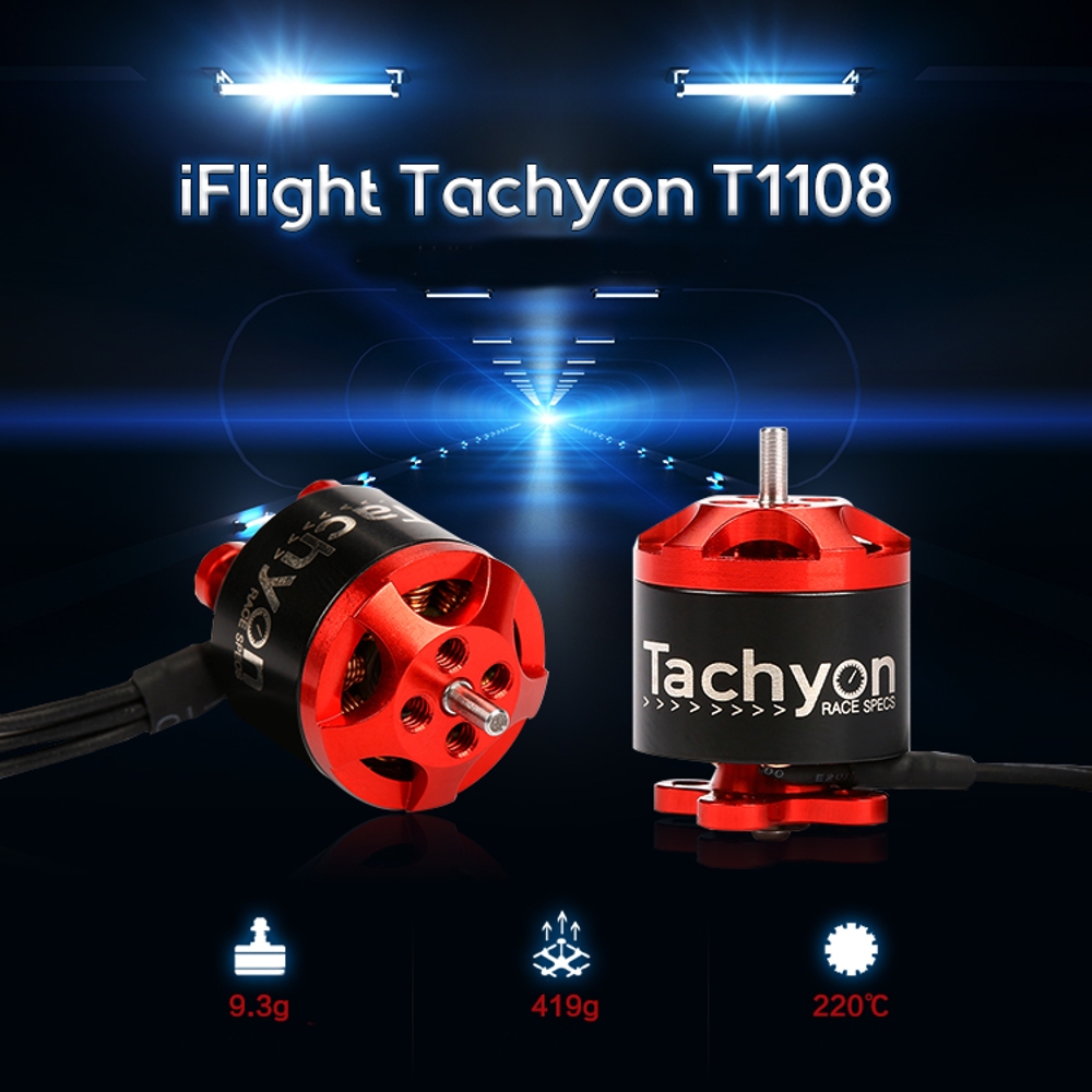 IFlight Tachyon T1108 5000KV/6000KV Micro Brushless Motor for RC Drone FPV Racing Multi Rotor