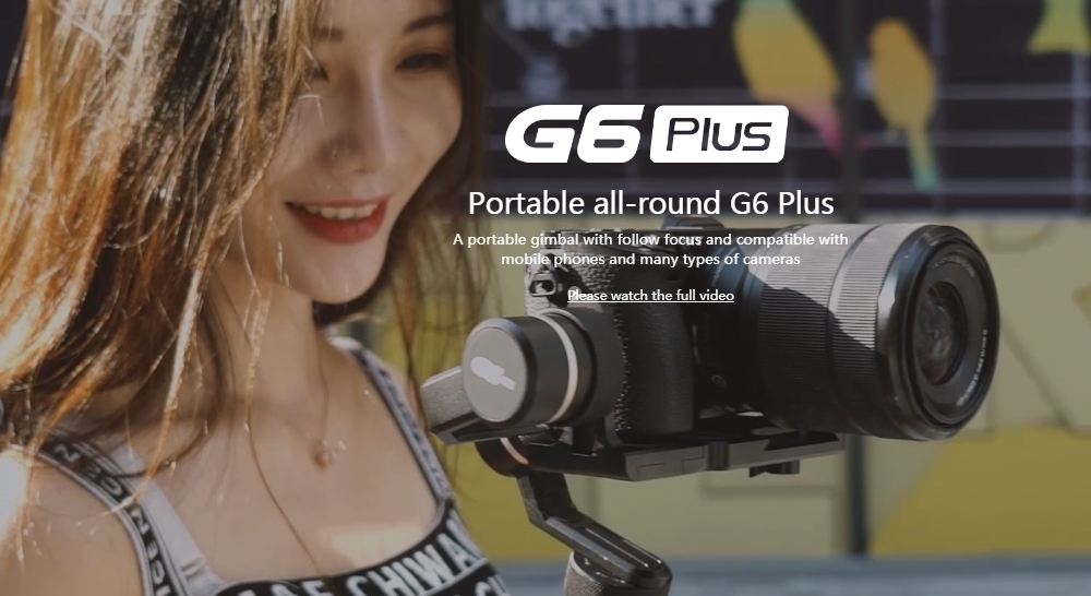 Feiyu G6P G6 Plus 3-Axis Stabilized Handheld Gimbal For Smartphone GoPro ILDC Pocket Camera