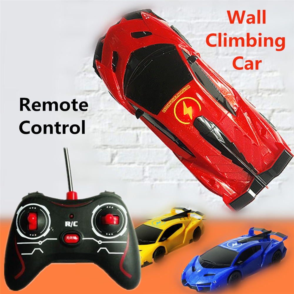 1PC XZS Wireless Control Defying Land Wall Climbing Rc Car Stunt Vehicle W/ Light Rechargable Toy