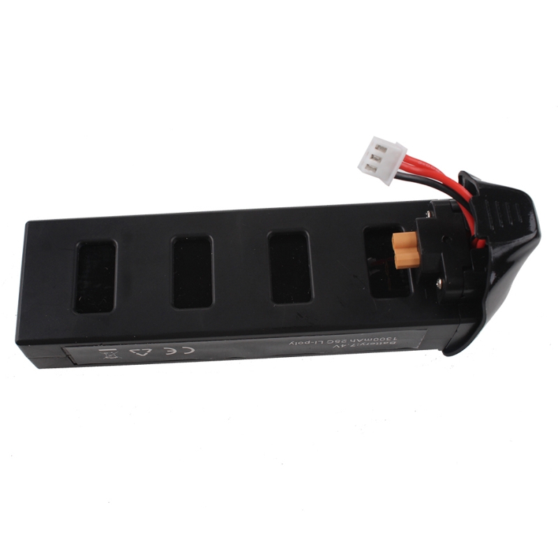 2PCS 7.4V 1800mAh 25C Battery Black For MJX Bugs 2W Bugs 2C B2W B2C RC Quadcopter