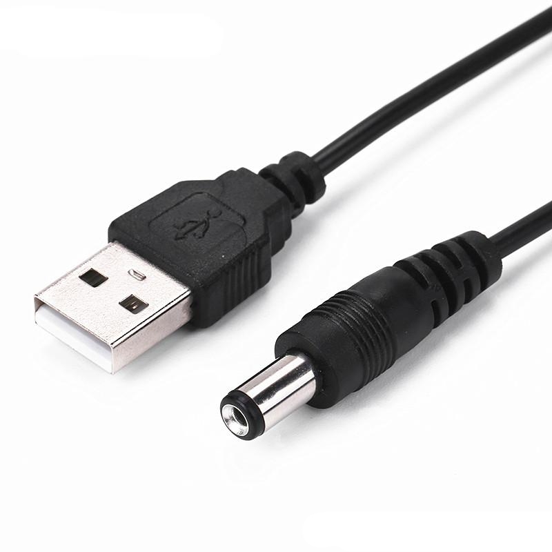 Universal USB to DC Power Plug Cable 5.5*2.1mm Adapter 5V Charging Wire For RC Model Monitor Tablet