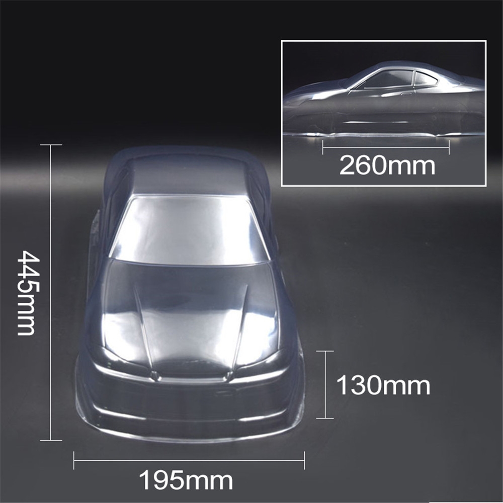 1/10 Scale PVC Clear RC Car Model Body Shell 260mm Modification for Nissan S15