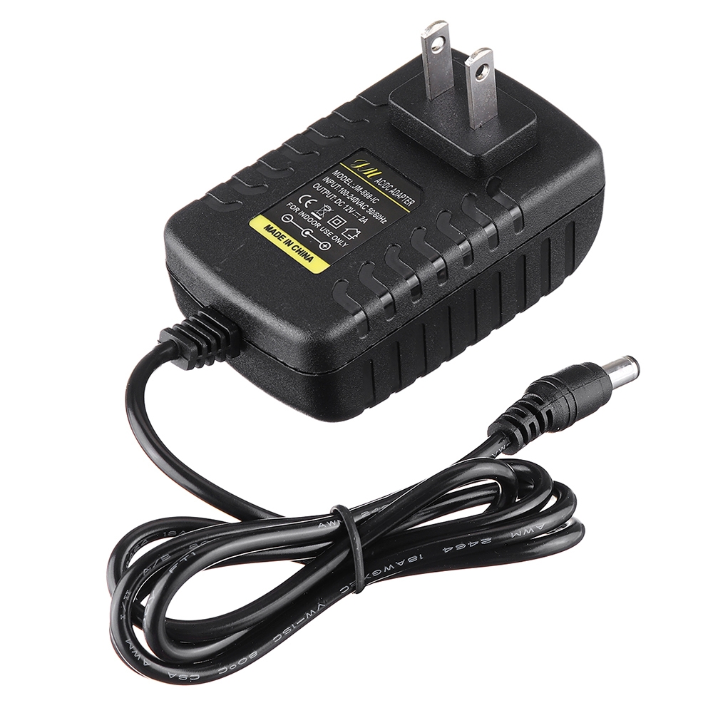 AC 100-240V to DC 12V 2A Power Supply Adapter for AirJugar YF-CG001 1S Battery Charger