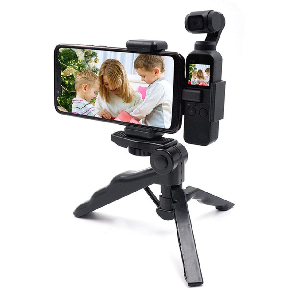 STARTRC Gimbal Expansion Bracket and ABS Mobile Phone Clip and Tripod Selfie Stick Set For DJI OSMO Pocket Gimbal