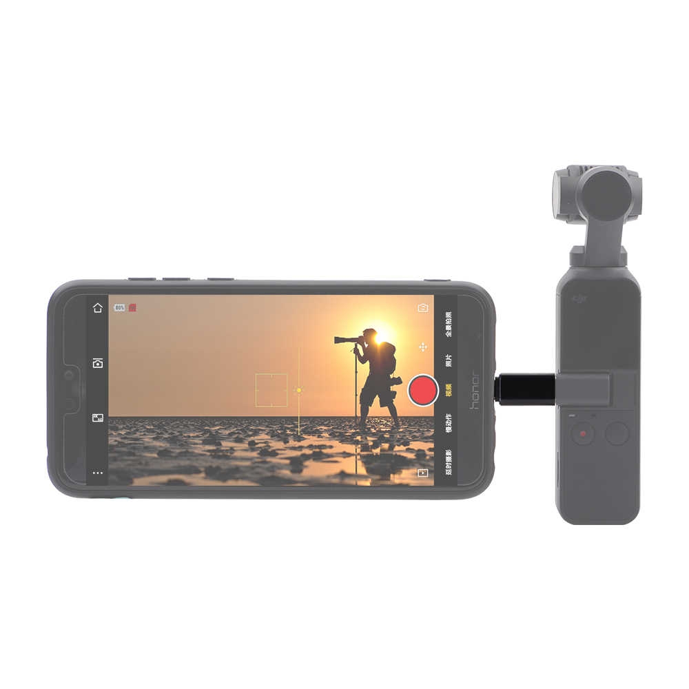 Type-C To Micro-USB Adapter Converter for DJI OSMO Pocket Handheld Gimbal Android Phone Connector Spare Parts