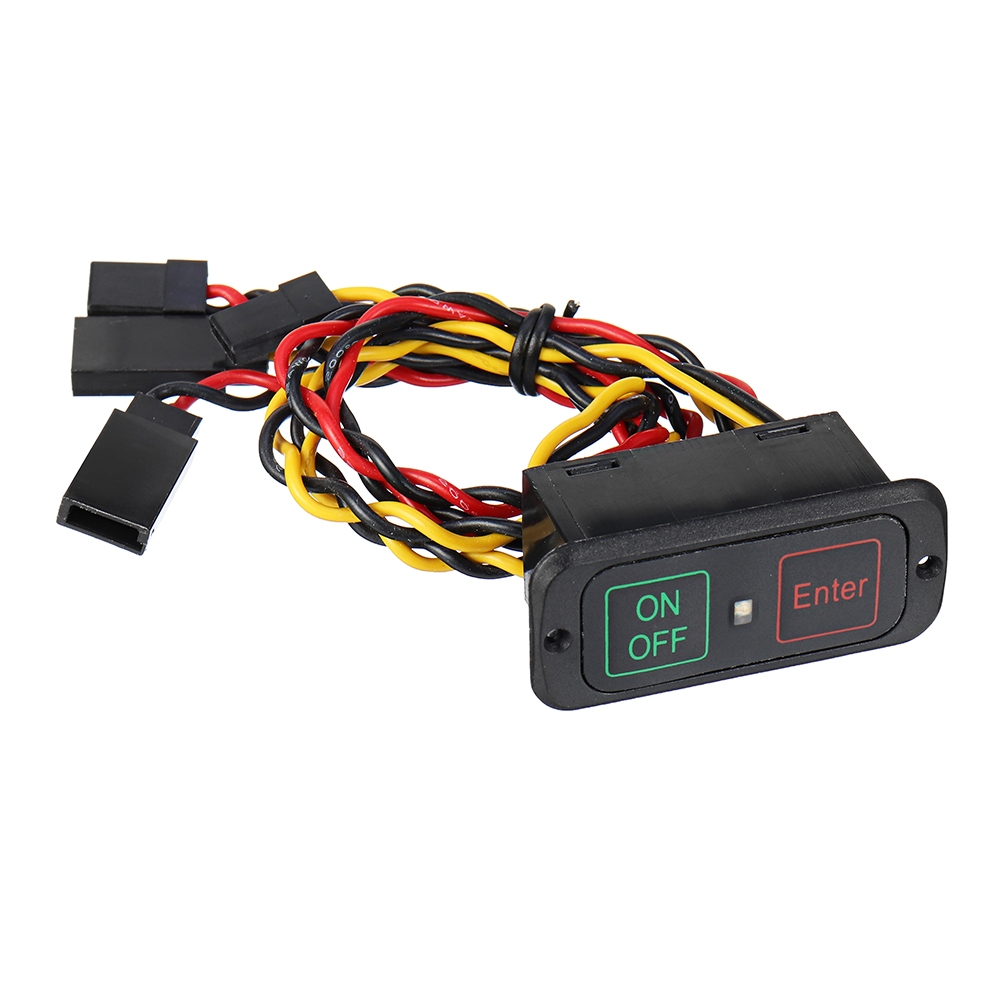Digital Intelligent On/Off Switch for RC Car Helicopter Boat JR Connectors Switch LED Light Remote Control Accessories