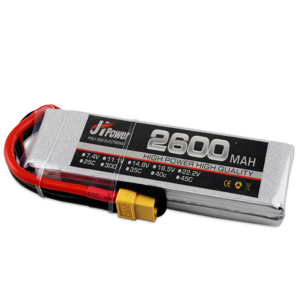 JH RC Car Battery 2600mah 3s 25c 11.1v T/TX60 Plug For 1/10 RC Car