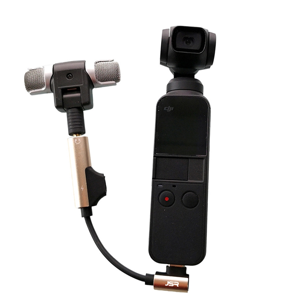 Stereo External Microphone Digital Handheld Microphone for DJI OSMO Pocket Handheld Gimbal Accessories