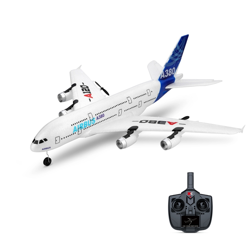 WLTOYS A120-A380 Airbus 510mm Wingspan 2.4GHz 3CH RC Airplane Fixed Wing RTF With Mode 2 Remote Controller Scale Aeromodelling