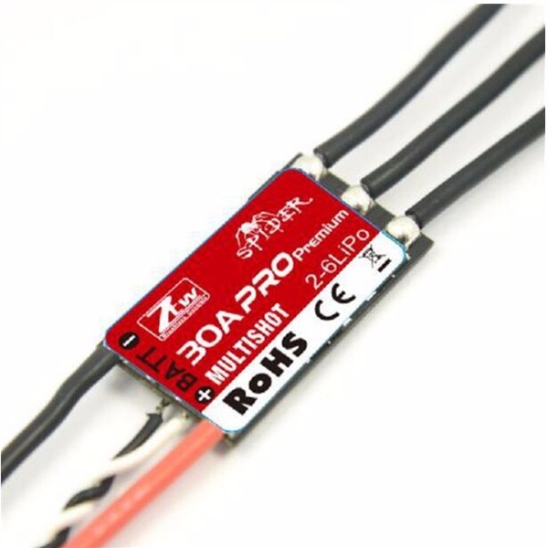ZTW Spider PRO Premium 30A HV OPTO 2-6S ESC Electronic Speed Control For RC Multirotor