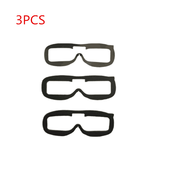 3 PCS Fatshark Replacement Faceplate Soft Foam Pads For FPV Goggles