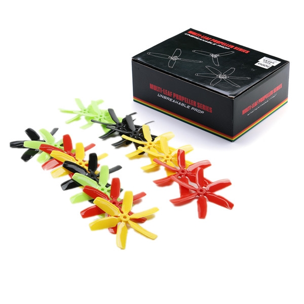 8 Pairs Kingkong 4x4x6 4040 6-Blade Propeller CW CCW for FPV Racer