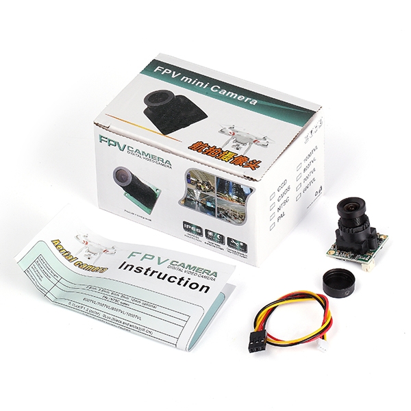 1/3 CCD Effio-E 700TVL Mini FPV Camera 2.8mm 3.6mm Wide Angle 23mm*23mm For FPV Racer Drone QAV210 2