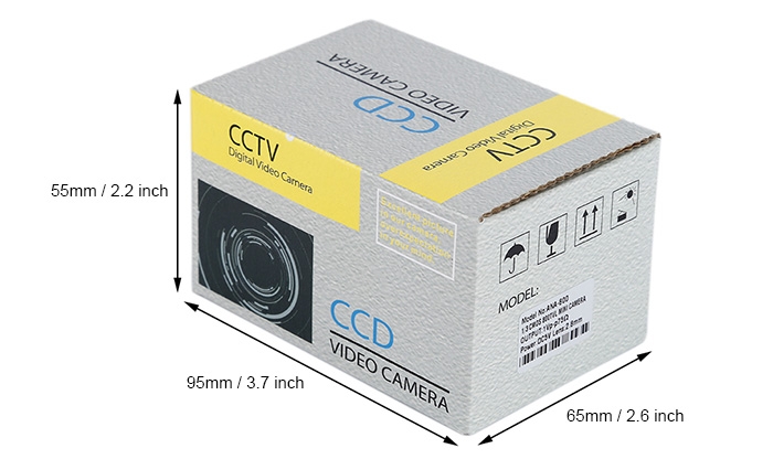 800TVL 2.8mm Lens COMS HD Video CAM
