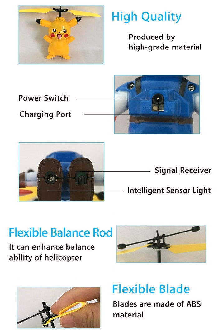 Flying Robot Shape Infrared Control Helicopter