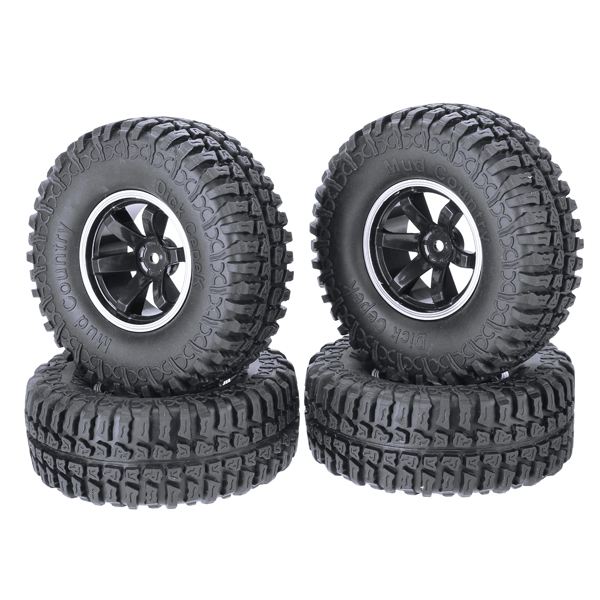 AUSTAR 4PCS 1.9Climbing Car Tyre For 1/10 Climbing Car Silver Color 