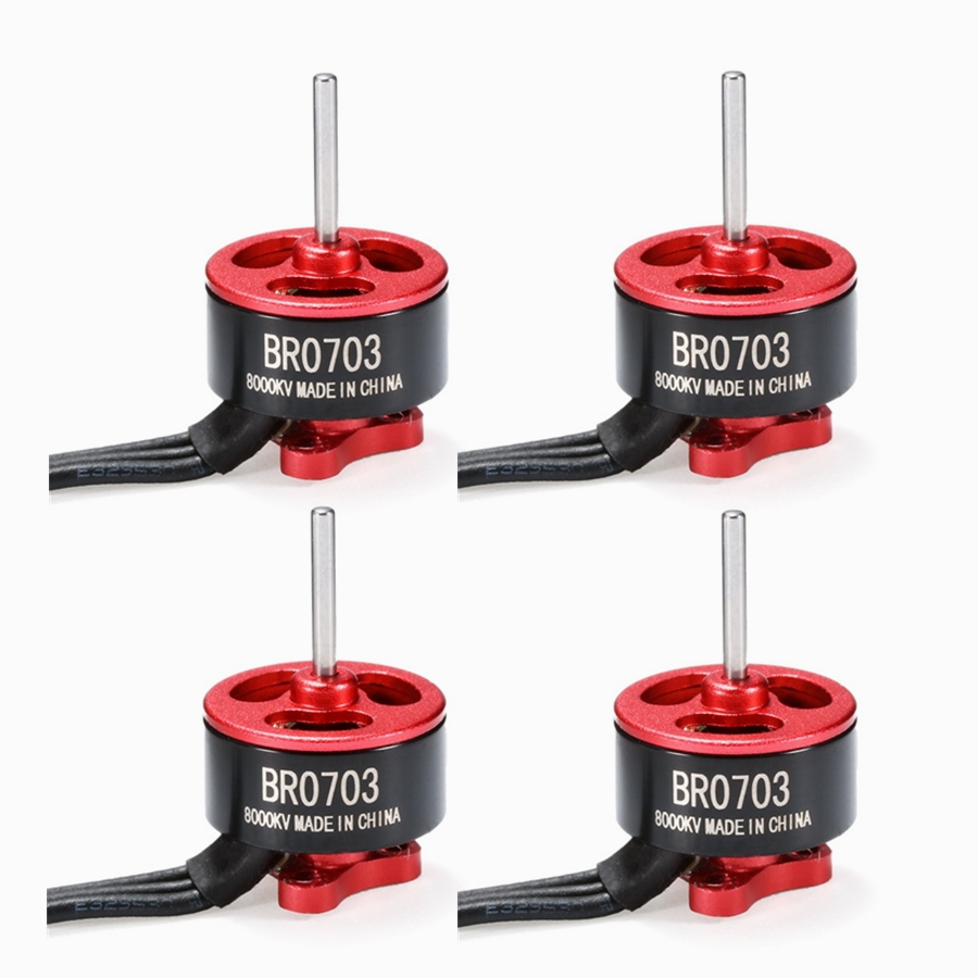 4X Racerstar Racing Edition 0703 BR0703 8000KV 1-2S Brushless Motor For 60-100 Mini FPV Racer 1.9g
