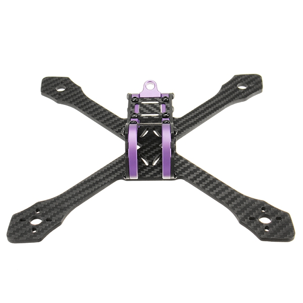 Realacc Purple215 215mm 4mm Arm Thickness Carbon Fiber Frame Kit for Multirotor 