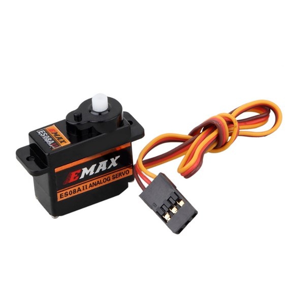 6X Emax ES08A II Mini Plastic Gear Analog Servo 1.8kg/sec for RC Models