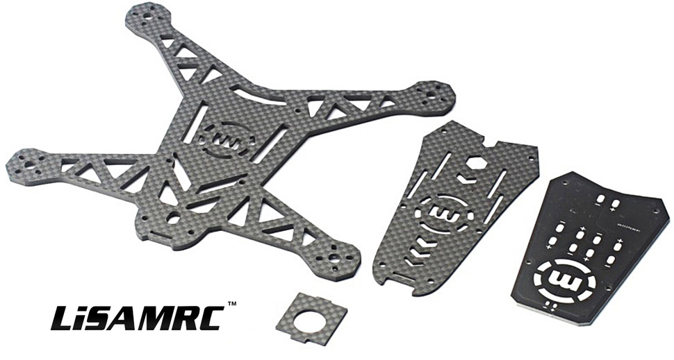 LISAMRC ML180 Carbon Fiber Frame Kit for Multicopter DIY