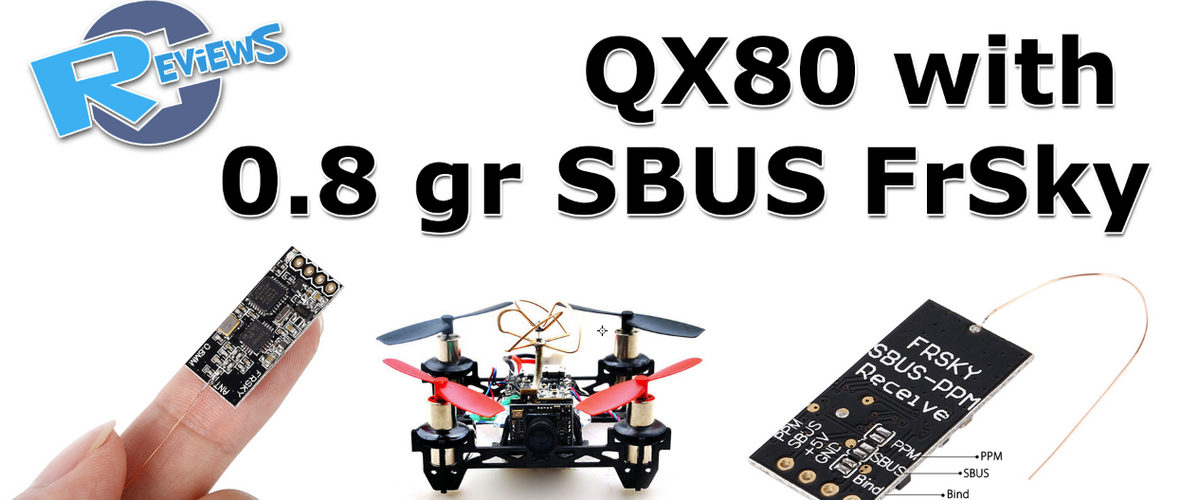 World's smalles FrSky receiver - only 0.8 grams!