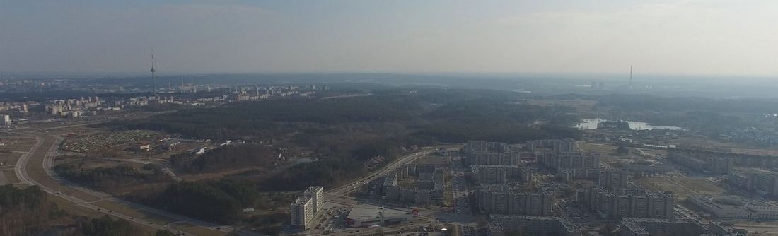 Panoramic Vilnius, Pilaitė - Bird's eye view