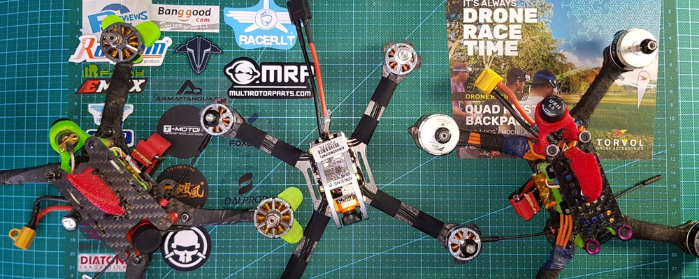Light and powerful 5" race quad only 180 gr!