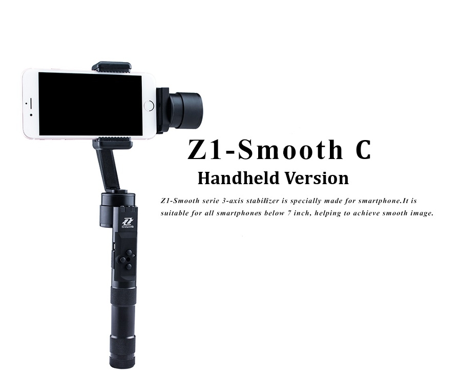 Zhiyun Z1 Smooth C 3 Axis Handheld Gimbal for iPhone Samsung Mobile Smart Phone
