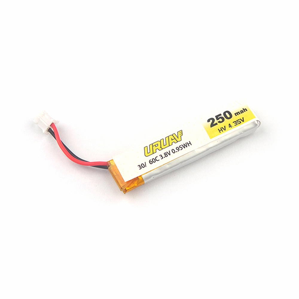 URUAV UR65 FPV Racing Drone Spare Part 3.8V 250mAh 30C/60C Lipo Battery