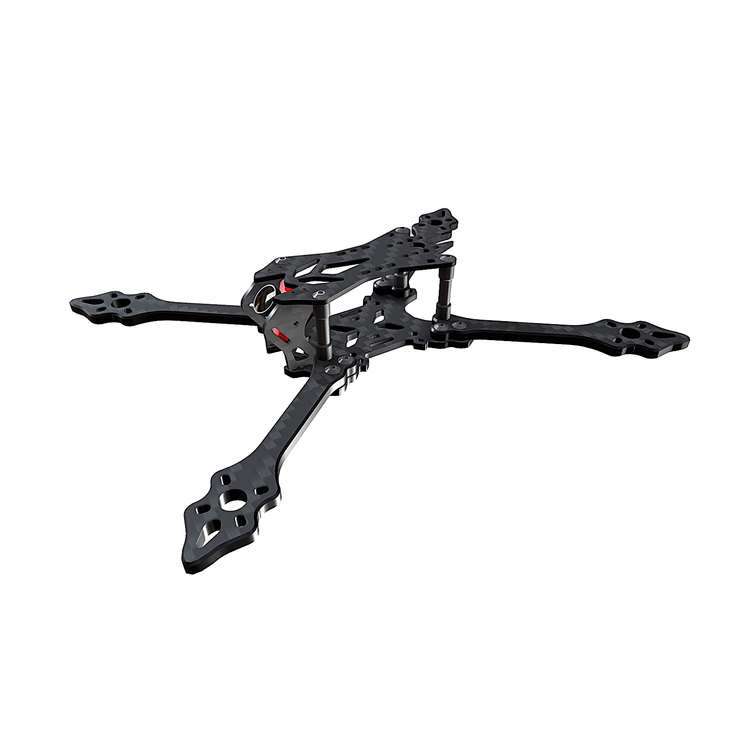 BCROW VX220PRO 220mm Strech X FPV Racing Frame 5mm Frame Arm Carbon Fiber For RC Drone