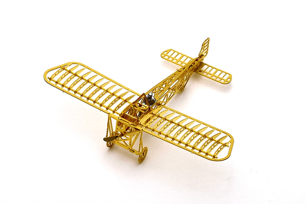 Bleriot XI 1/160 3D DIY Metal Assembly Etching Model Kit Airplane Puzzle
