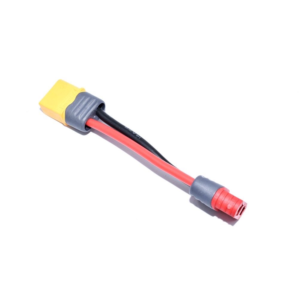 AuroraRC XT60 Male Female To T Plug Connector 14AWG 6/10cm Power Cable for RC Drone