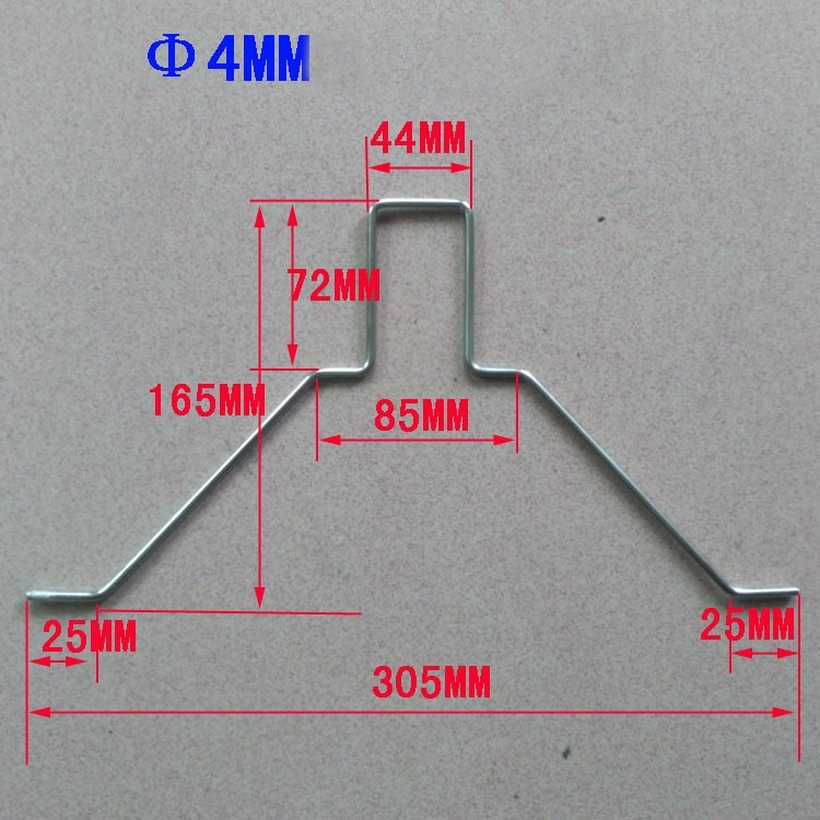 EPP 2mm 3mm 3.5mm 4mm Steel Landing Gear Spare Part For 3D KT RC Airplane