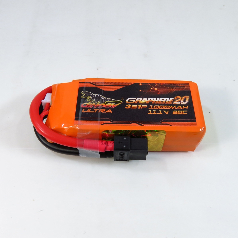 Giant Power DINOGY ULTRA GRAPHENE 2.0 11.1V 1000mAh 80C 3S Lipo Battery XT60 Plug For RC FPV Racing